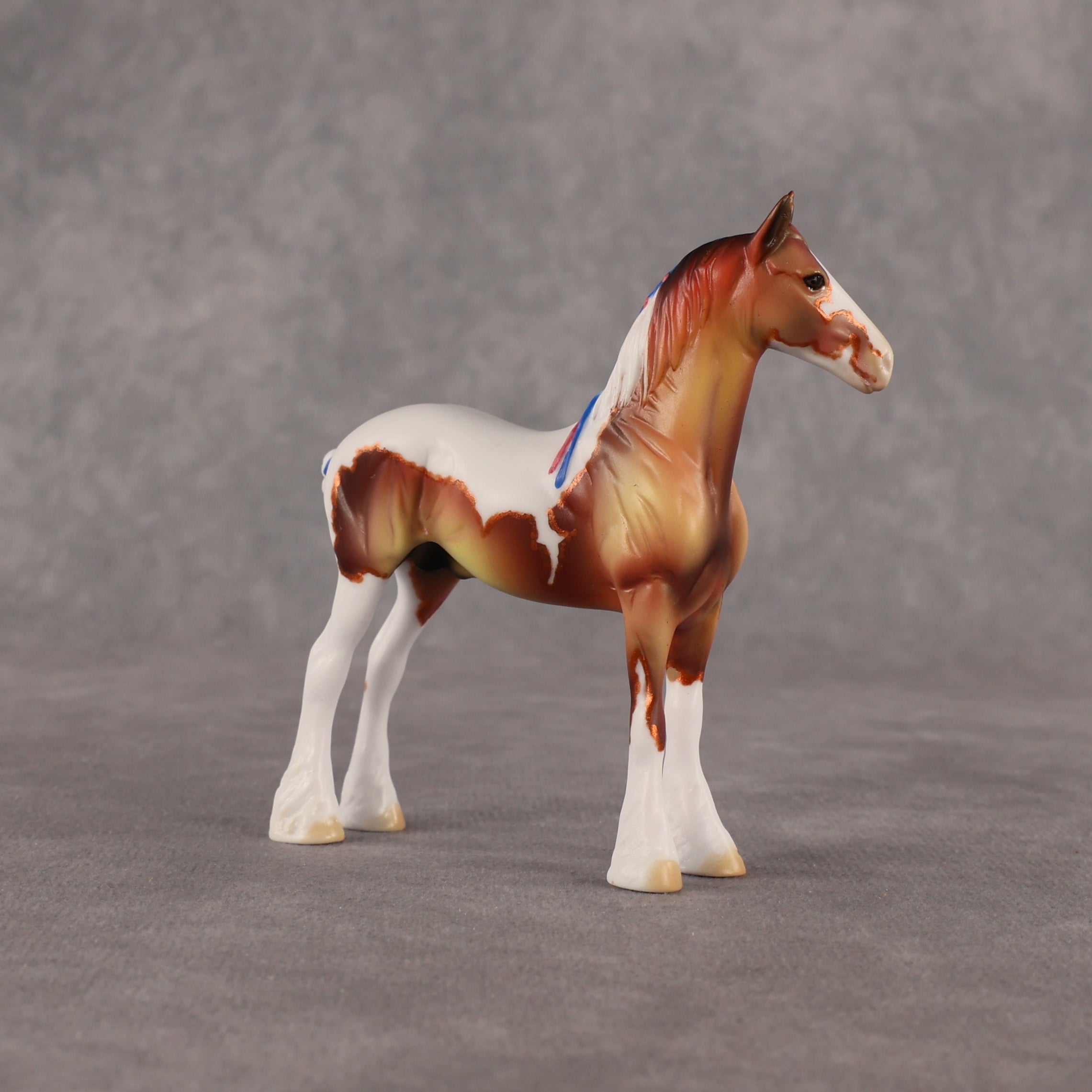 Flockie 451 OOAK Chip Standing Drafter by Dawn Quick EQ26