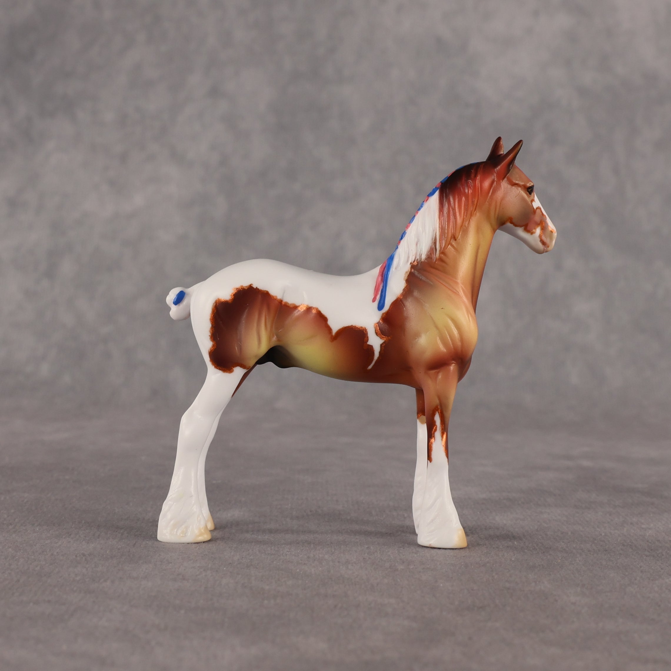 Flockie 451 OOAK Chip Standing Drafter by Dawn Quick EQ26