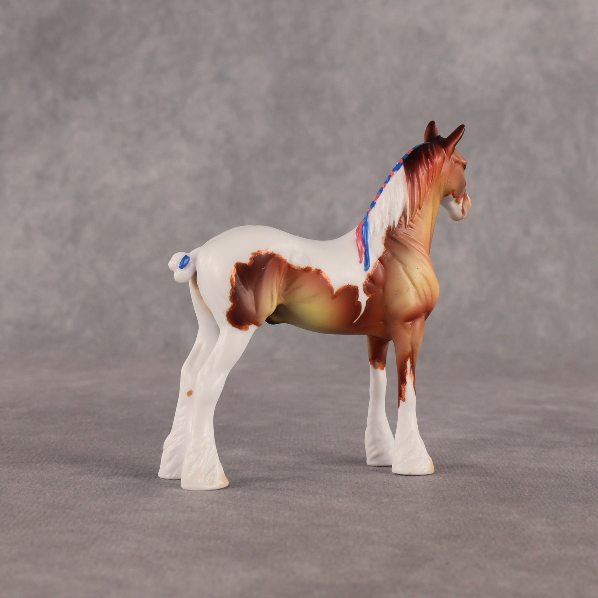 Flockie 451 OOAK Chip Standing Drafter by Dawn Quick EQ26