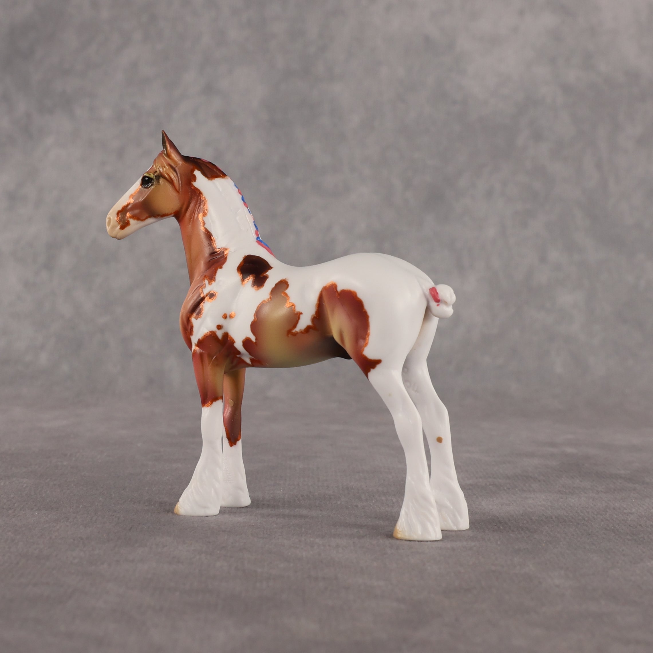 Flockie 451 OOAK Chip Standing Drafter by Dawn Quick EQ26