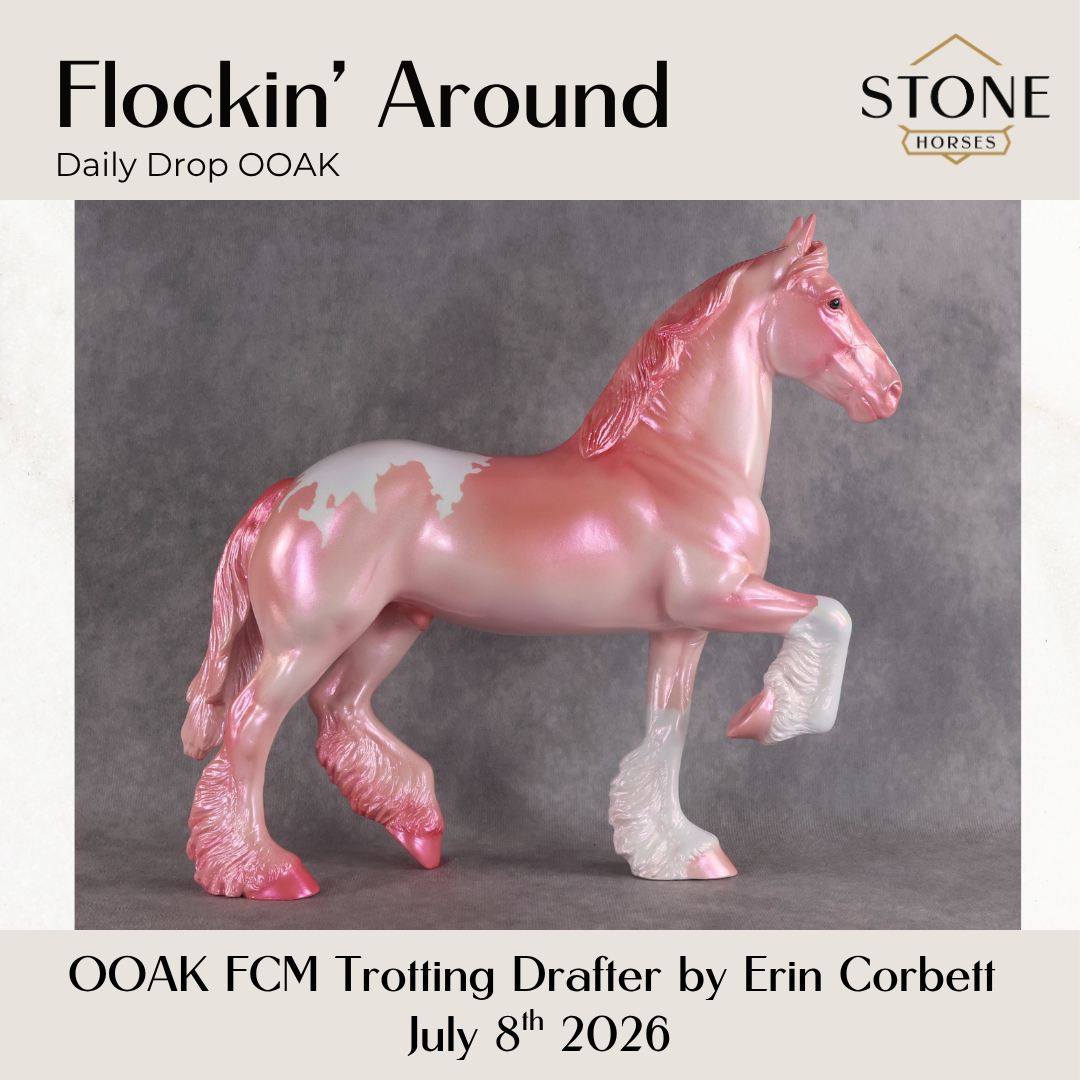 Flockin' Around OOAK FCM Trotting Drafter by Erin Corbett DDOOAKs26
