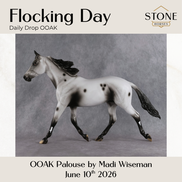 Flocking Day OOAK Palouse by Madi Wiseman DDOOAKs26