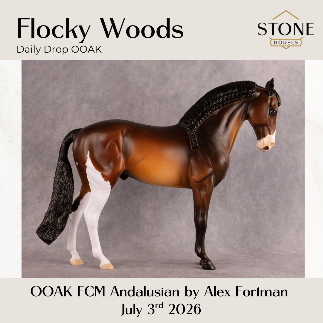 Flocky Woods OOAK FCM Andalusian by Alex Fortman DDOOAKs26