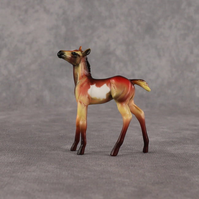 Flockyonce OOAK Chip Foal by Dawn Quick EQ26