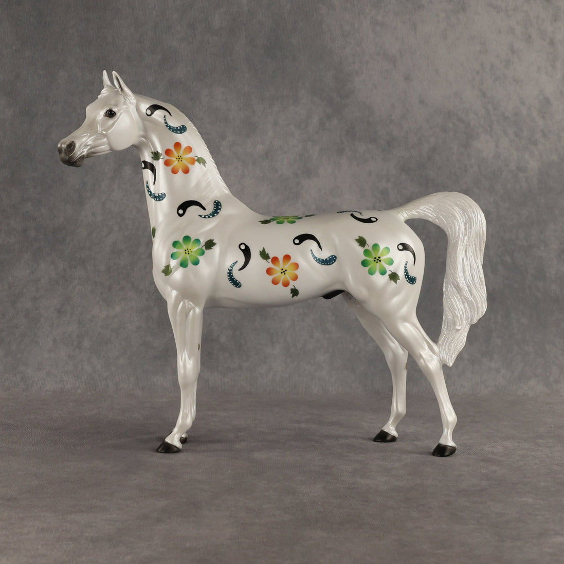Floral Fantasy OOAK Arabian Stallion by Dawn Quick SHCF26