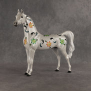 Floral Fantasy OOAK Arabian Stallion by Dawn Quick SHCF26