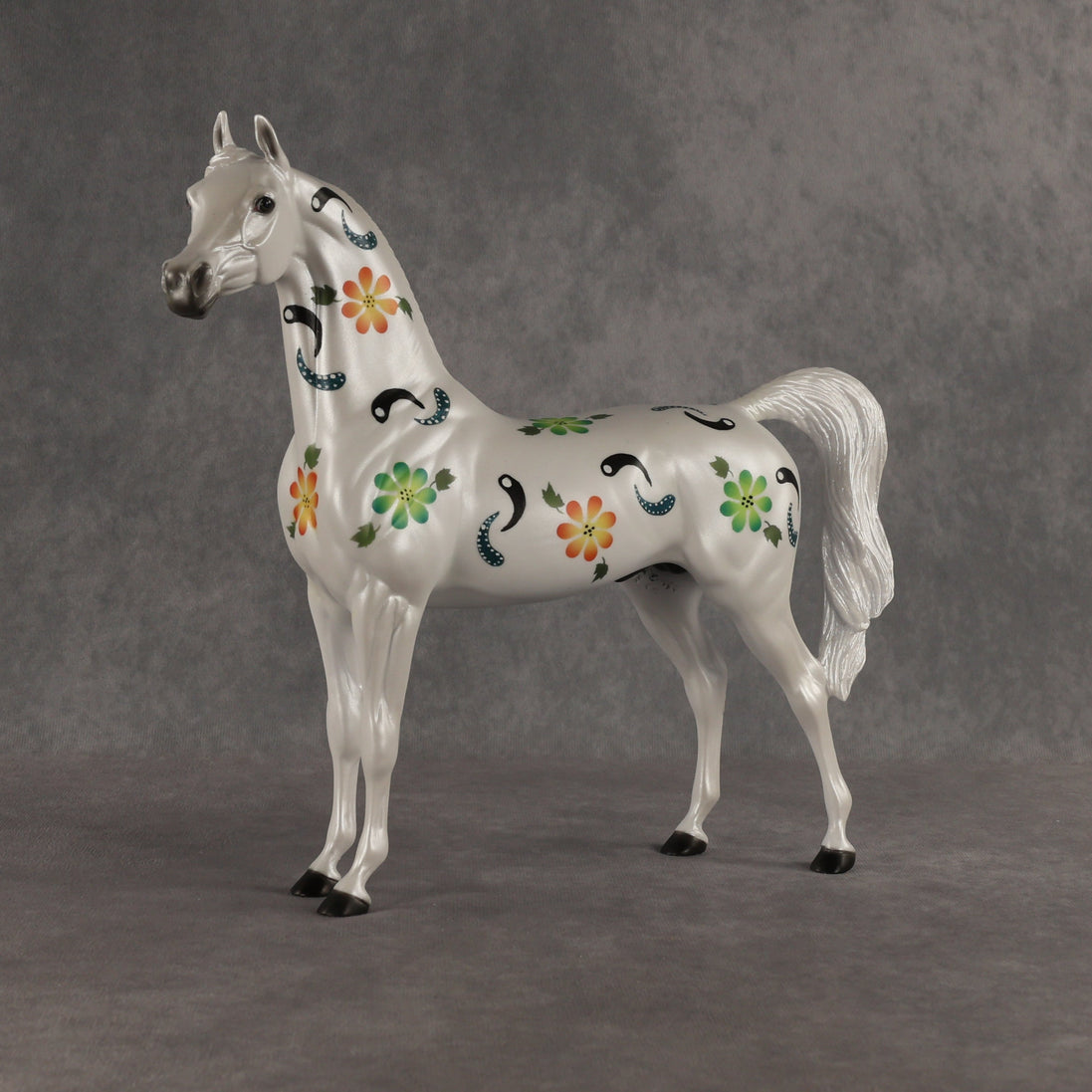Floral Fantasy OOAK Arabian Stallion by Dawn Quick SHCF26