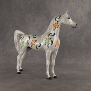 Floral Fantasy OOAK Arabian Stallion by Dawn Quick SHCF26