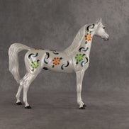 Floral Fantasy OOAK Arabian Stallion by Dawn Quick SHCF26
