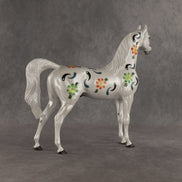 Floral Fantasy OOAK Arabian Stallion by Dawn Quick SHCF26