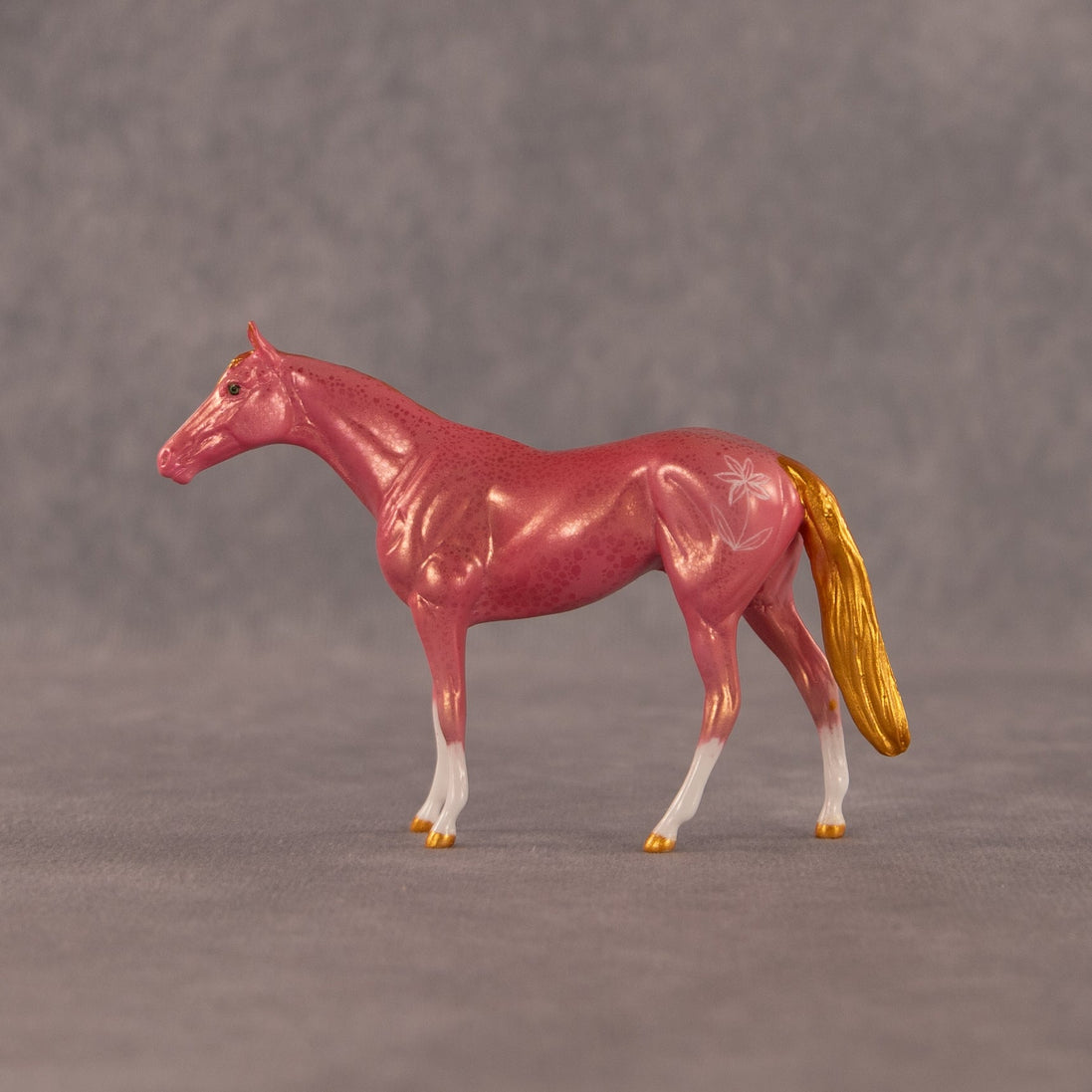 Flower Power OOAK Chip Thoroughbred  by Kristen Cermele EQ26