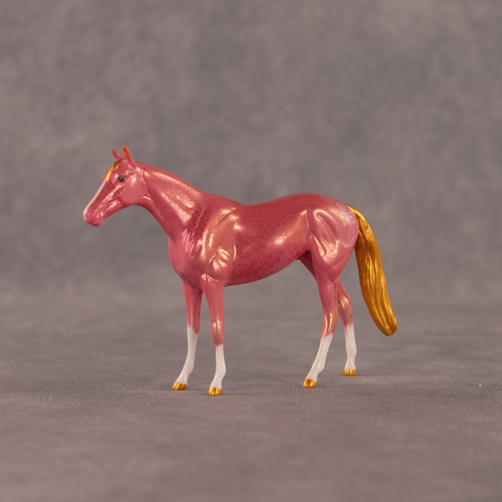 Flower Power OOAK Chip Thoroughbred  by Kristen Cermele EQ26