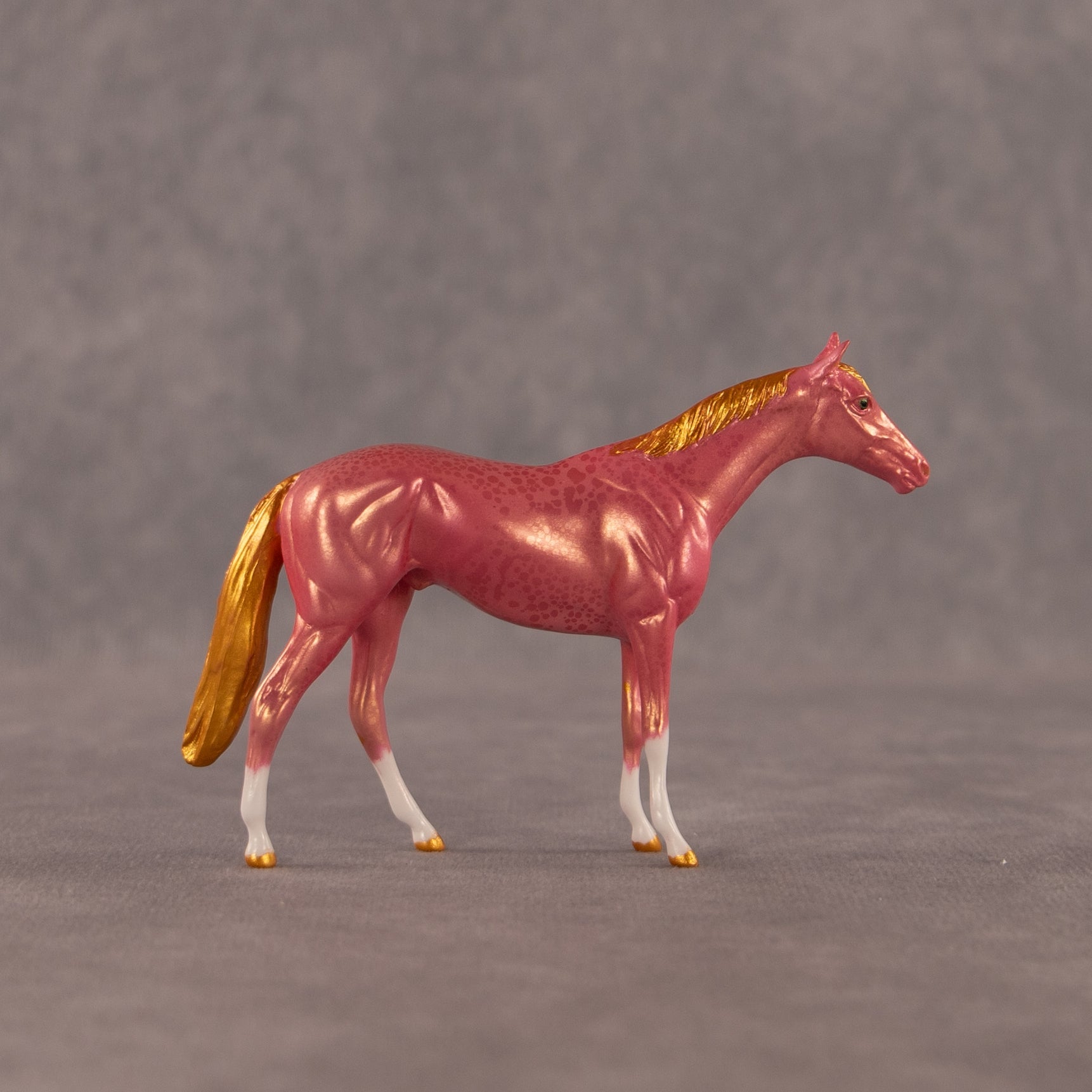 Flower Power OOAK Chip Thoroughbred  by Kristen Cermele EQ26