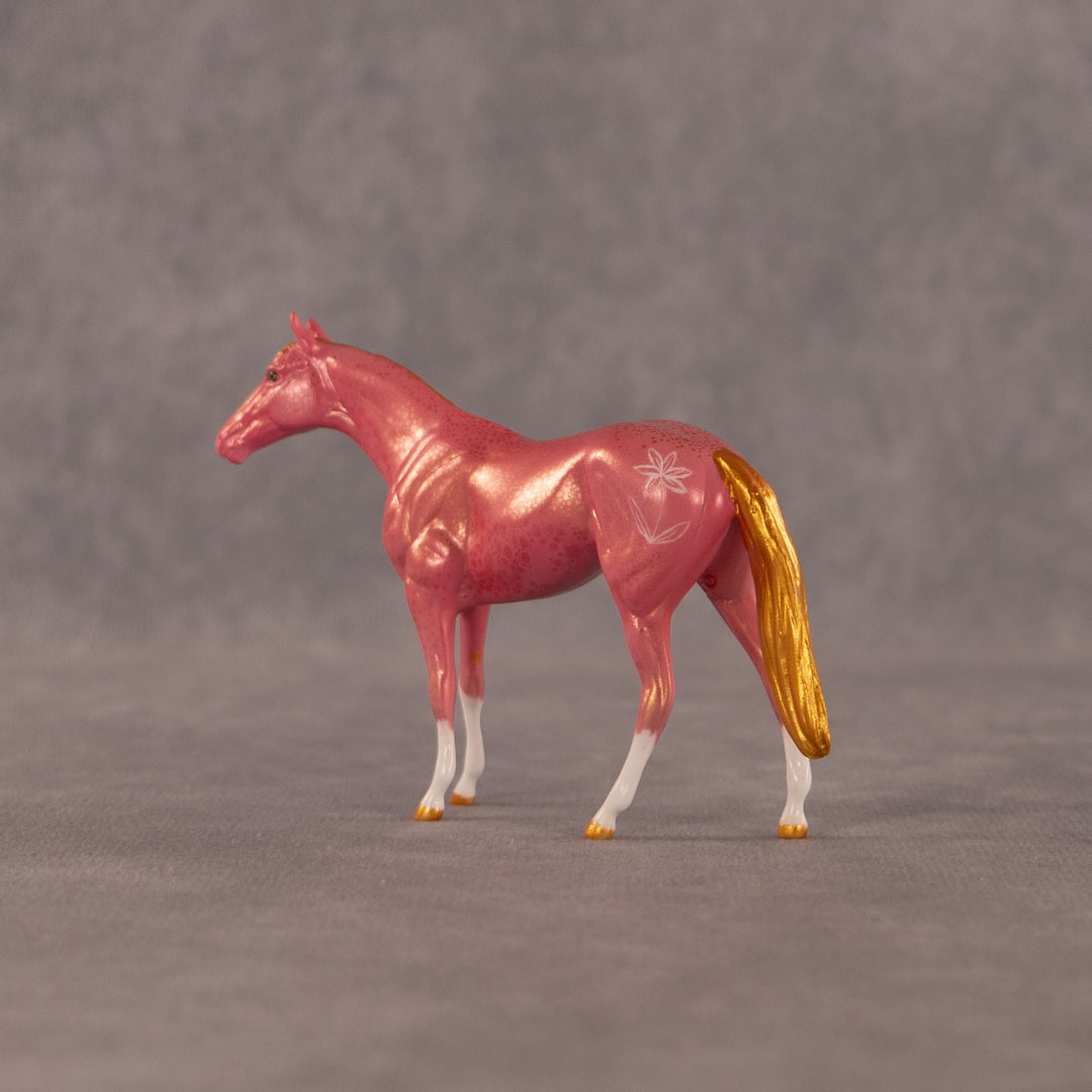 Flower Power OOAK Chip Thoroughbred  by Kristen Cermele EQ26