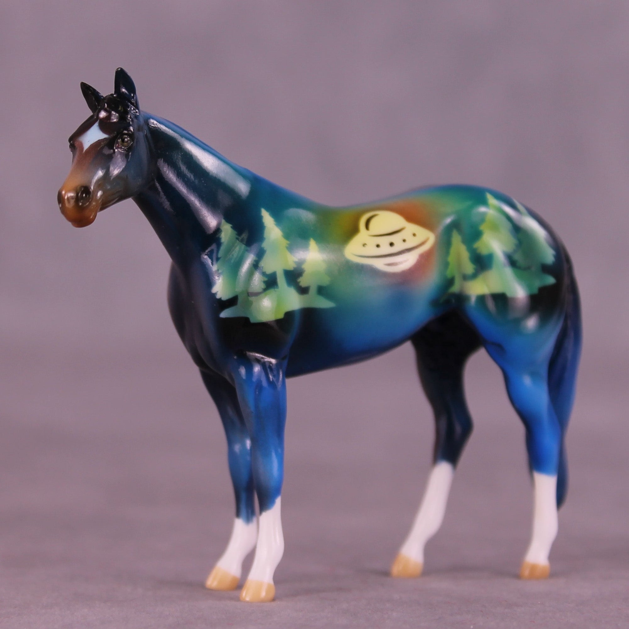 Forest Noises  OOAK Chip Stock Horse by Kike (Enrique) Duarte MM25 Group B