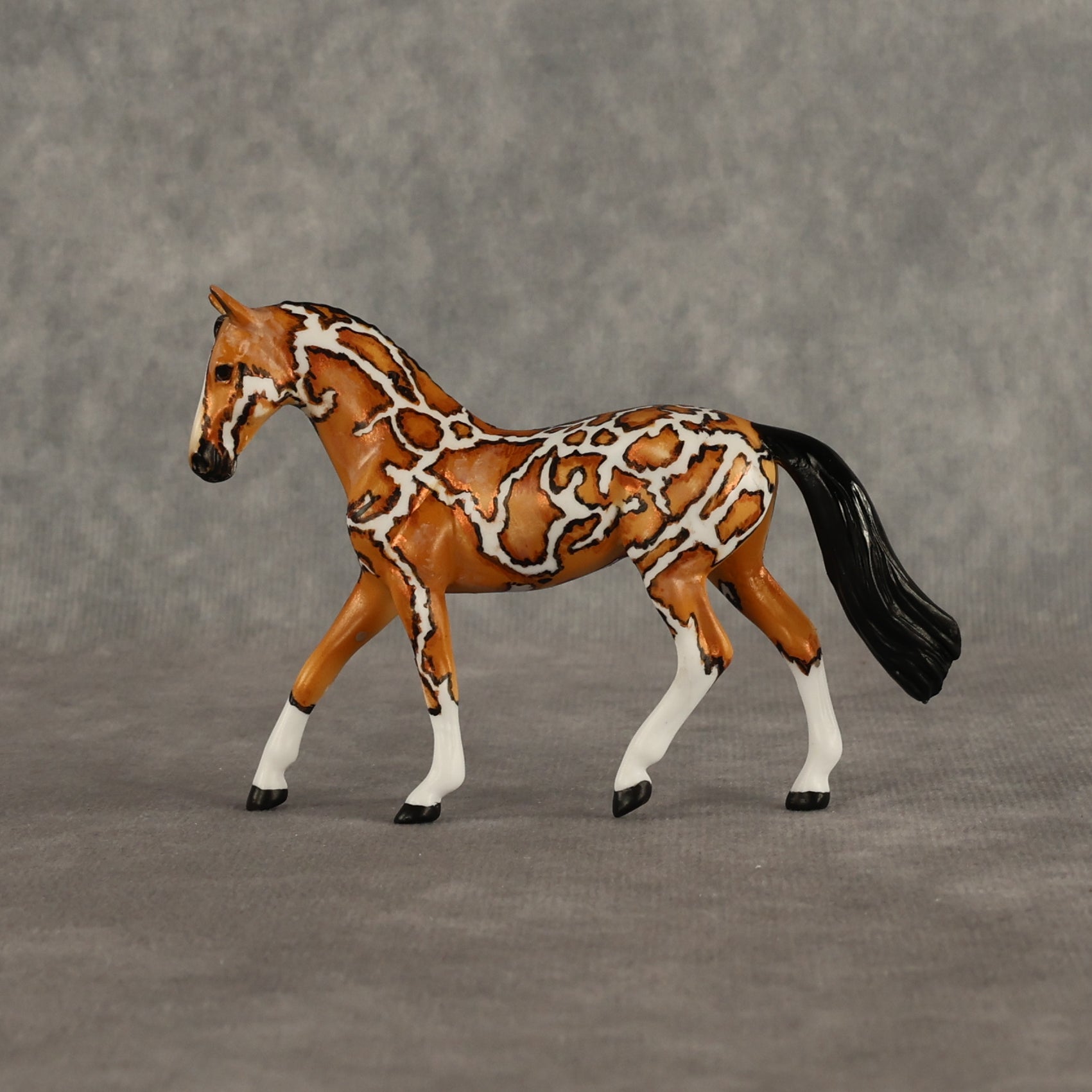Fractured Light OOAK Chip Warmblood by Dawn Quick EQ26