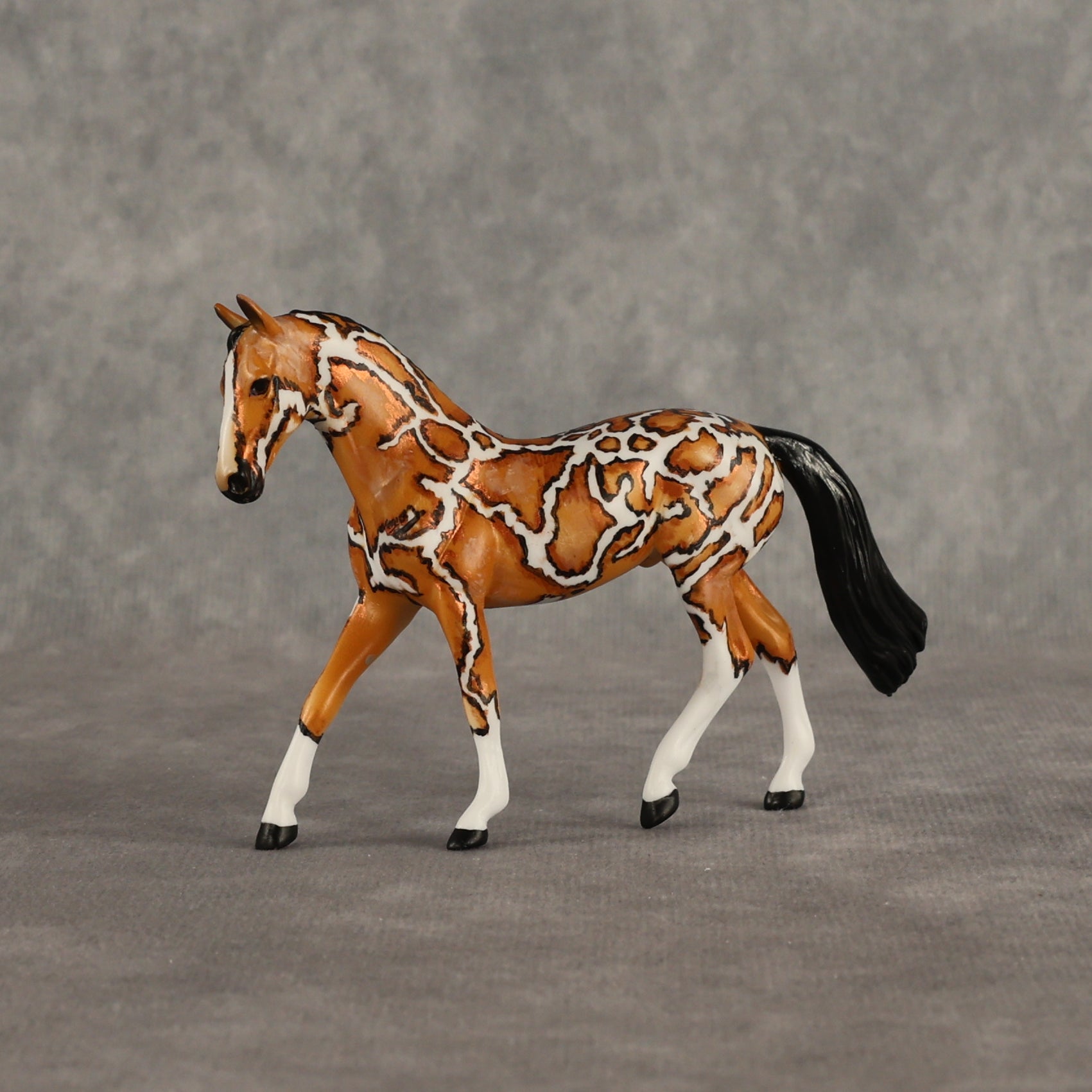 Fractured Light OOAK Chip Warmblood by Dawn Quick EQ26