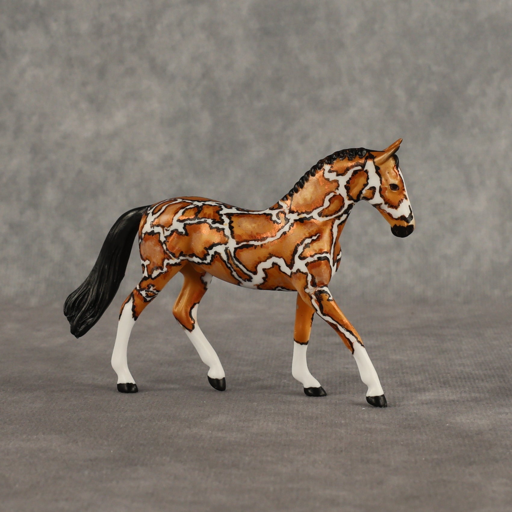 Fractured Light OOAK Chip Warmblood by Dawn Quick EQ26