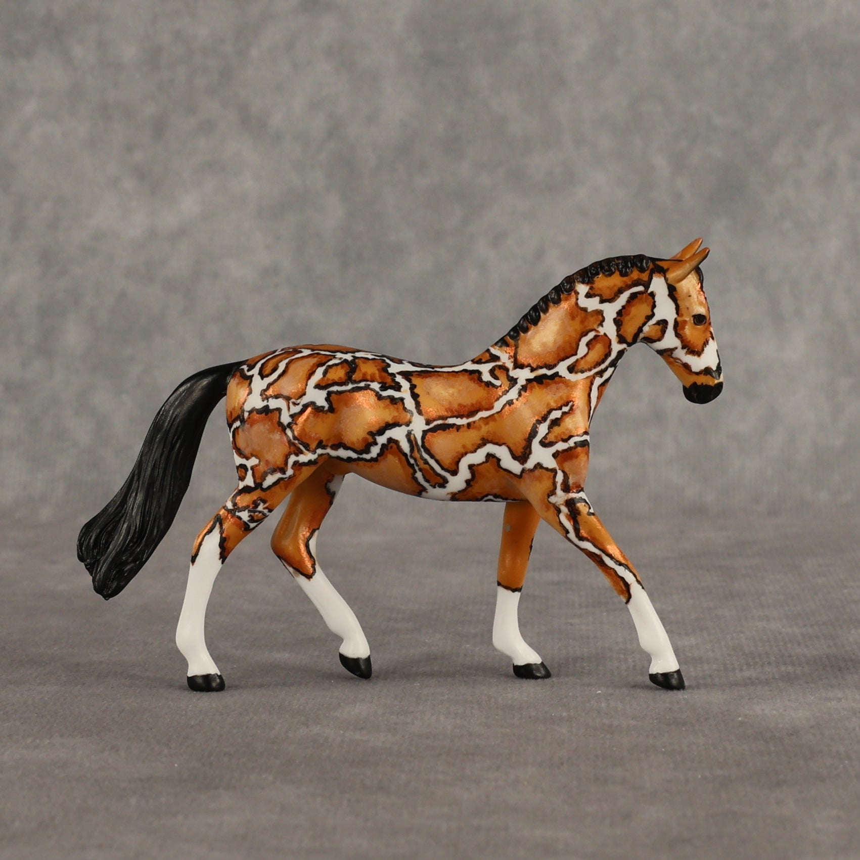 Fractured Light OOAK Chip Warmblood by Dawn Quick EQ26