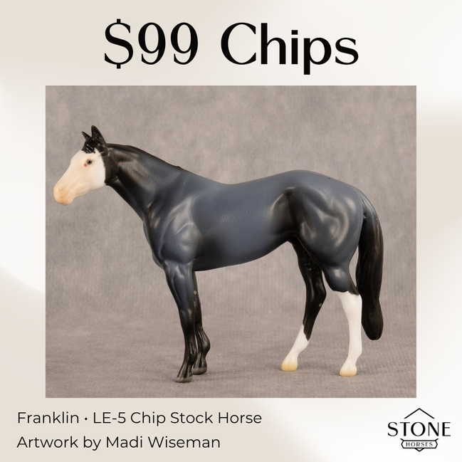 Franklin LE-5 Chip Stock Horse by Madi Wiseman September $99 Chips