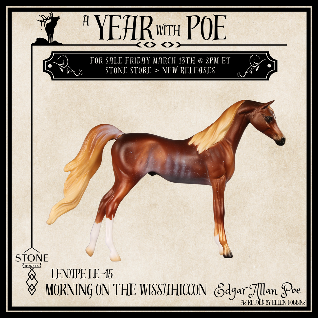 Lenape LE-15 EFCM Chip Arabian by Ellen Robbins & Melanie Miller YP26