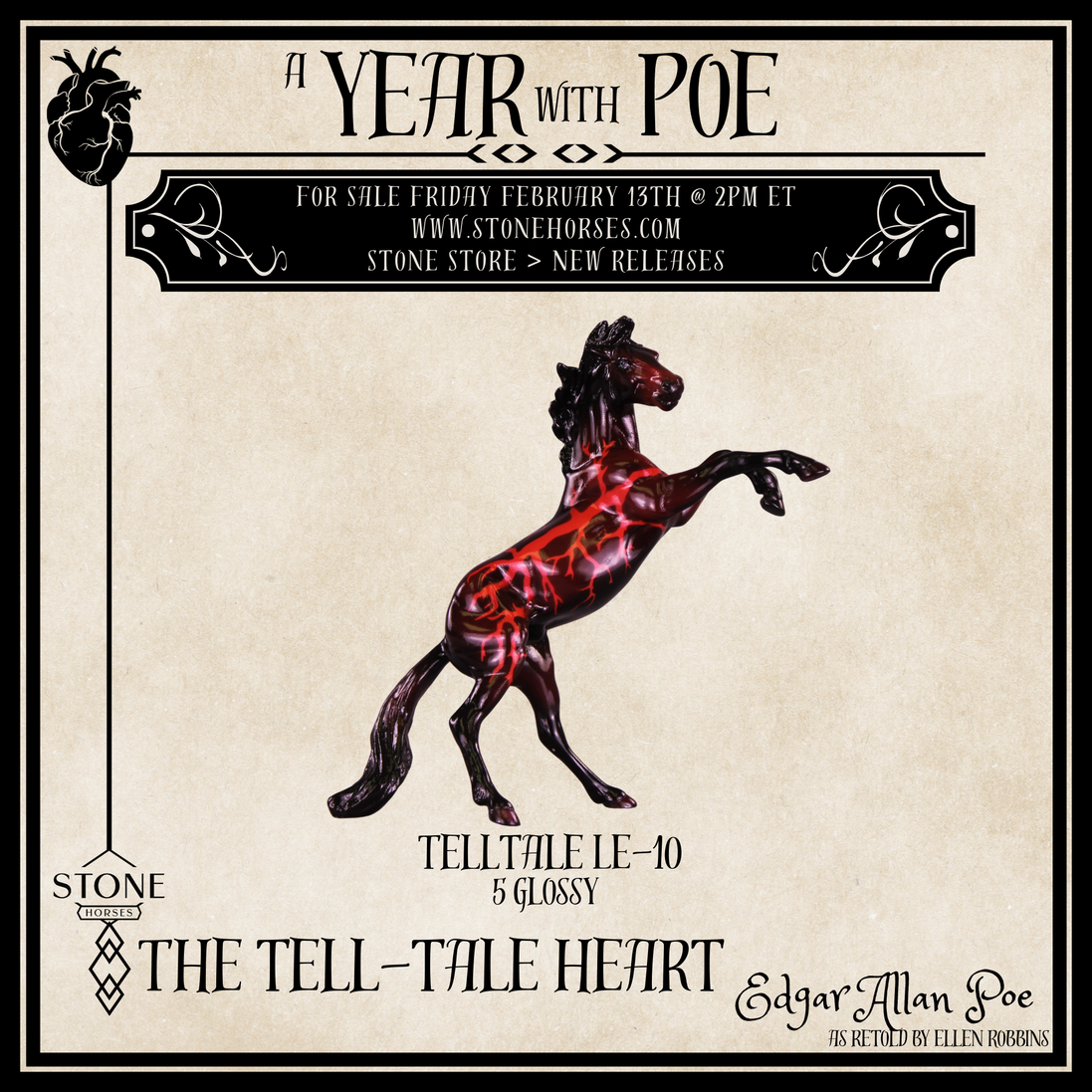 Glossy Telltale LE-10 Chip Mustang by Ellen Robbins YP26