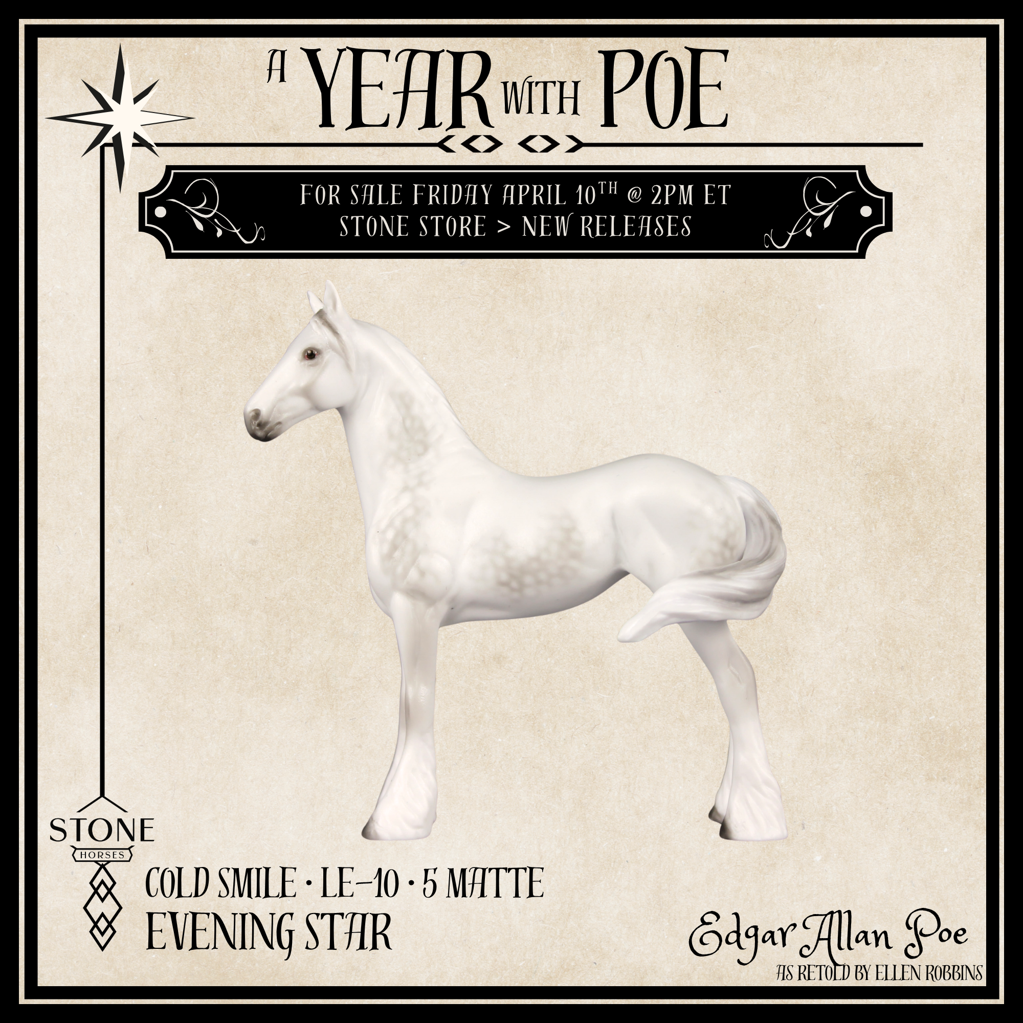 Cold Smile Matte LE-10 FCM Chip Standing Drafter by Ellen Robbins YP26