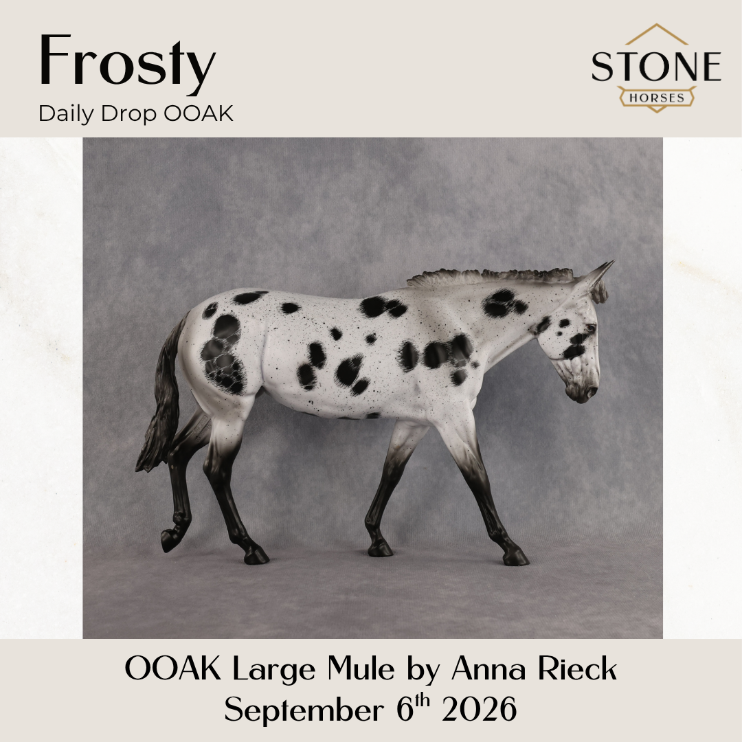 Frosty OOAK Large Mule by Anna Rieck DDOOAKs26