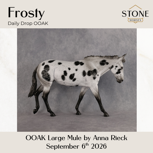 Frosty OOAK Large Mule by Anna Rieck DDOOAKs26