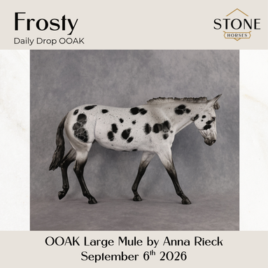 Frosty OOAK Large Mule by Anna Rieck DDOOAKs26