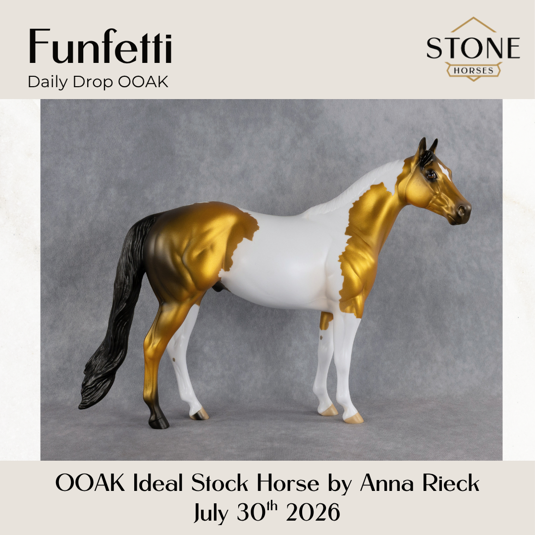 Funfetti OOAK Ideal Stock Horse by Anna Rieck DDOOAKs26