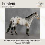 Funfetti OOAK Ideal Stock Horse by Anna Rieck DDOOAKs26