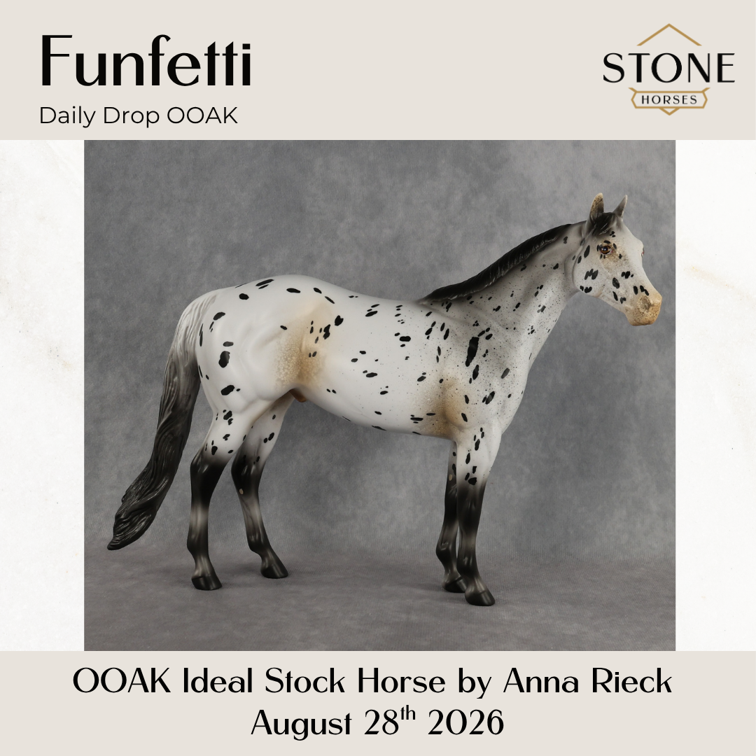 Funfetti OOAK Ideal Stock Horse by Anna Rieck DDOOAKs26