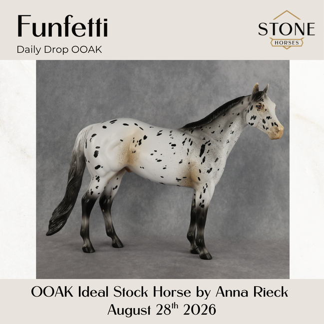 Funfetti OOAK Ideal Stock Horse by Anna Rieck DDOOAKs26