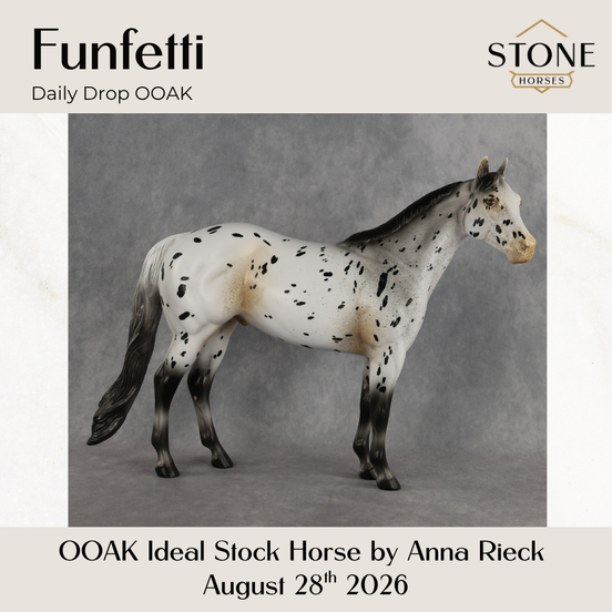 Funfetti OOAK Ideal Stock Horse by Anna Rieck DDOOAKs26