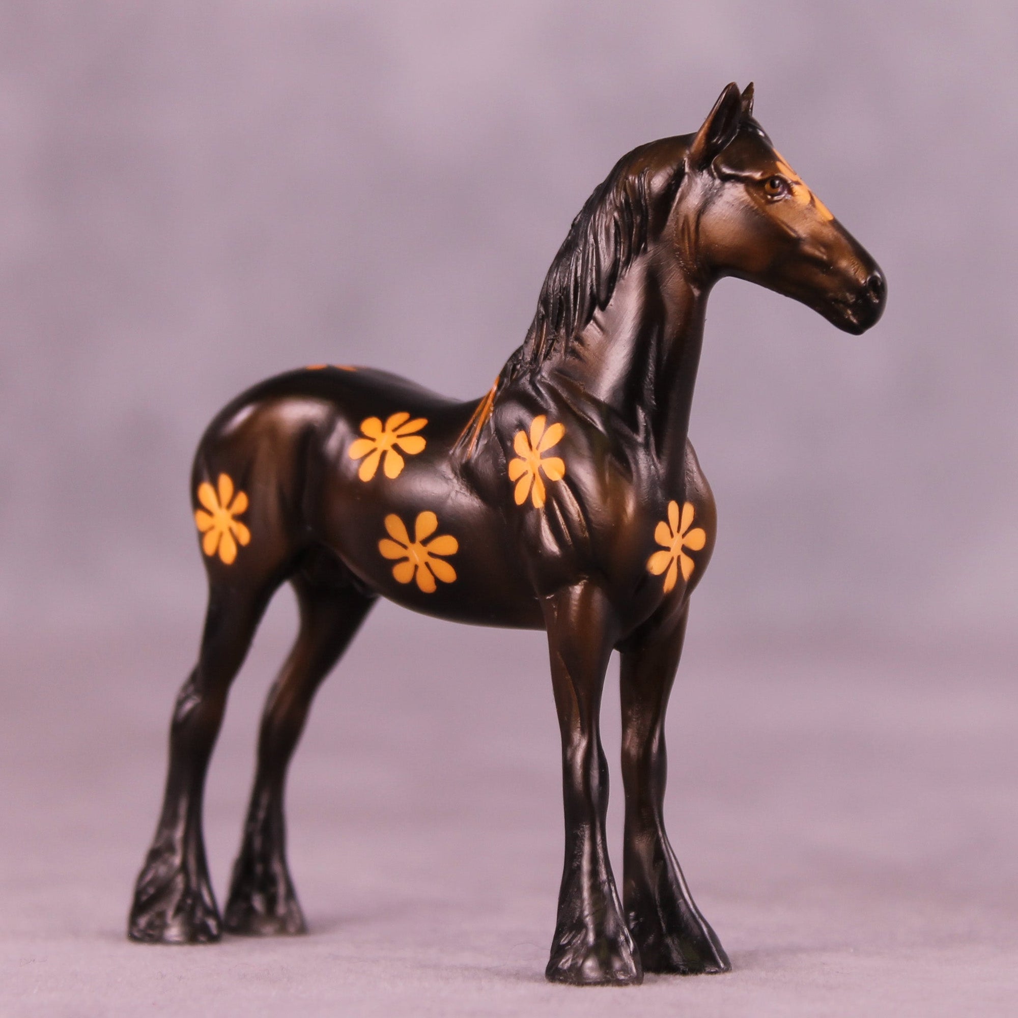 Funky Flowers OOAK Chip Standing Drafter by Dawn Quick MM25 Group A