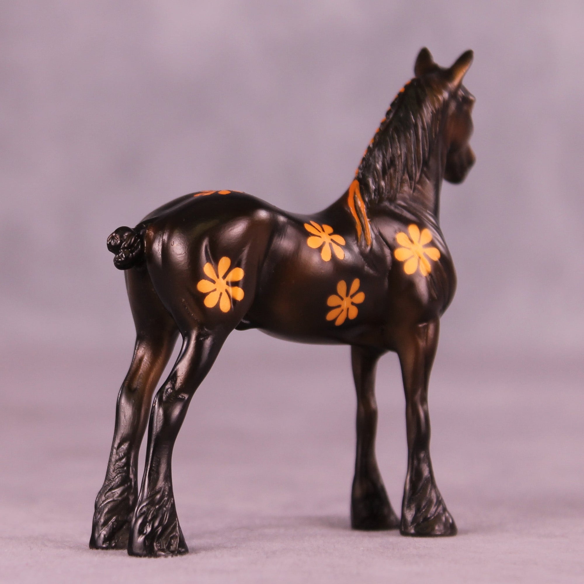 Funky Flowers OOAK Chip Standing Drafter by Dawn Quick MM25 Group A