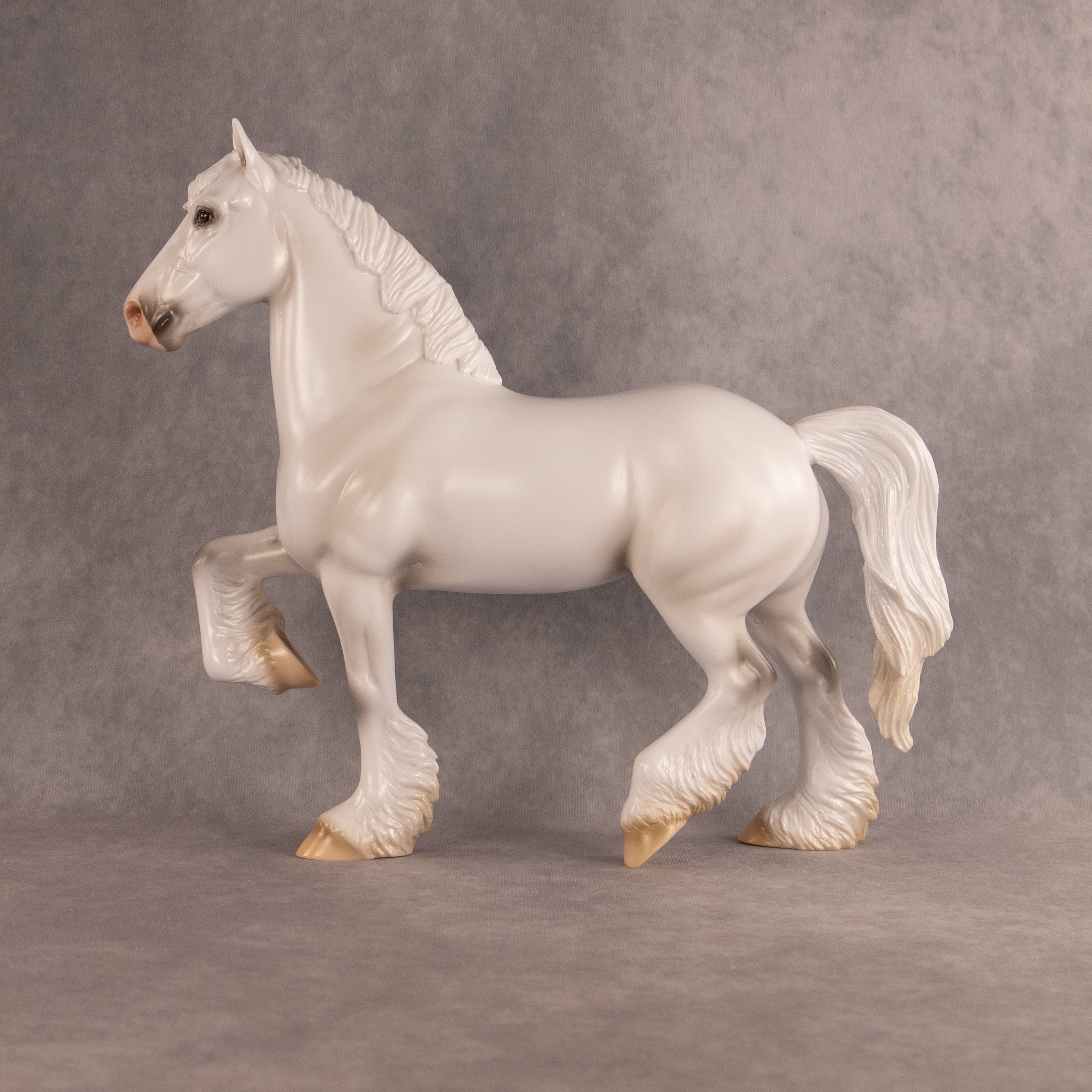 Gallant Sailor OOAK FCM Trotting Drafter by Ashley Palmer EQ26