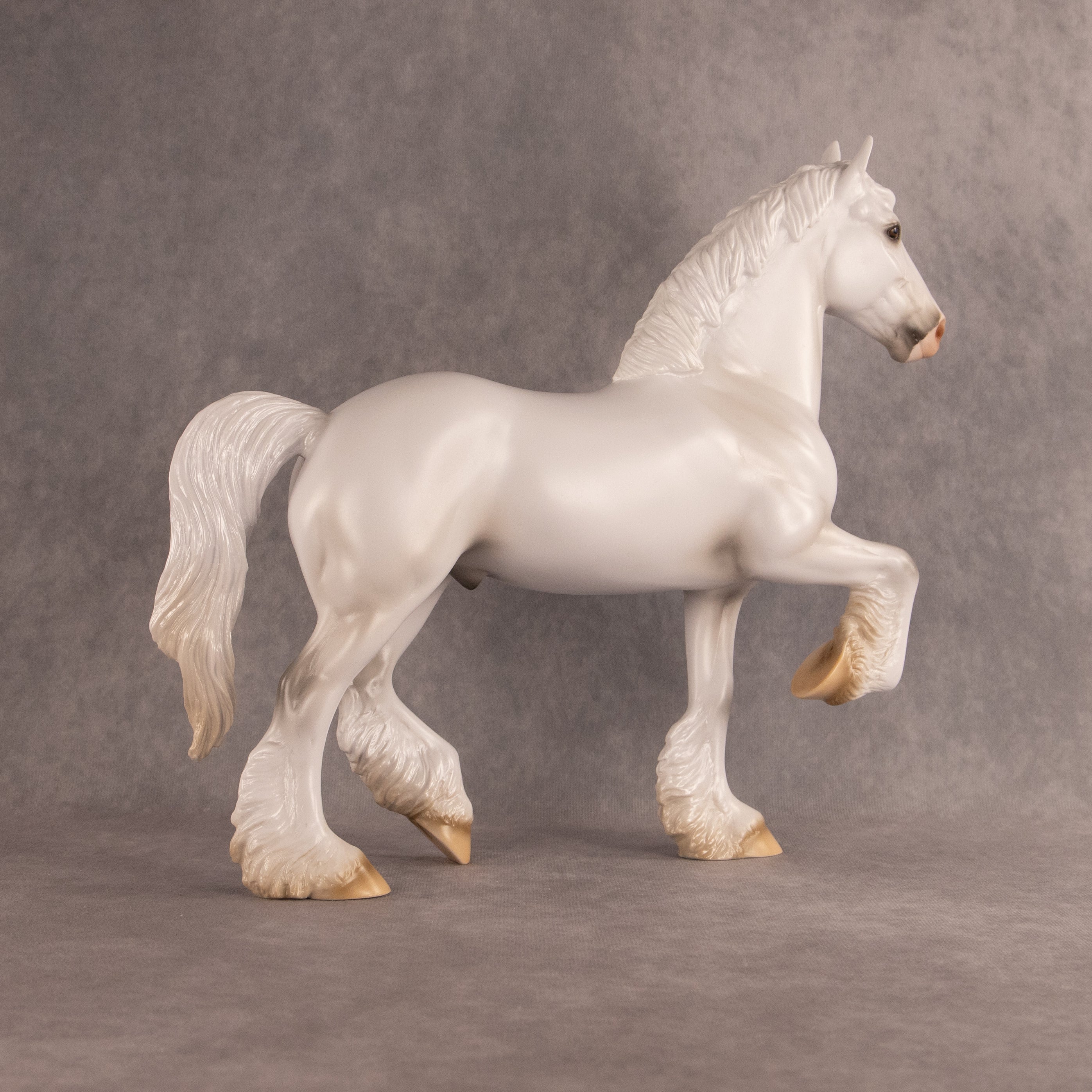 Gallant Sailor OOAK FCM Trotting Drafter by Ashley Palmer EQ26