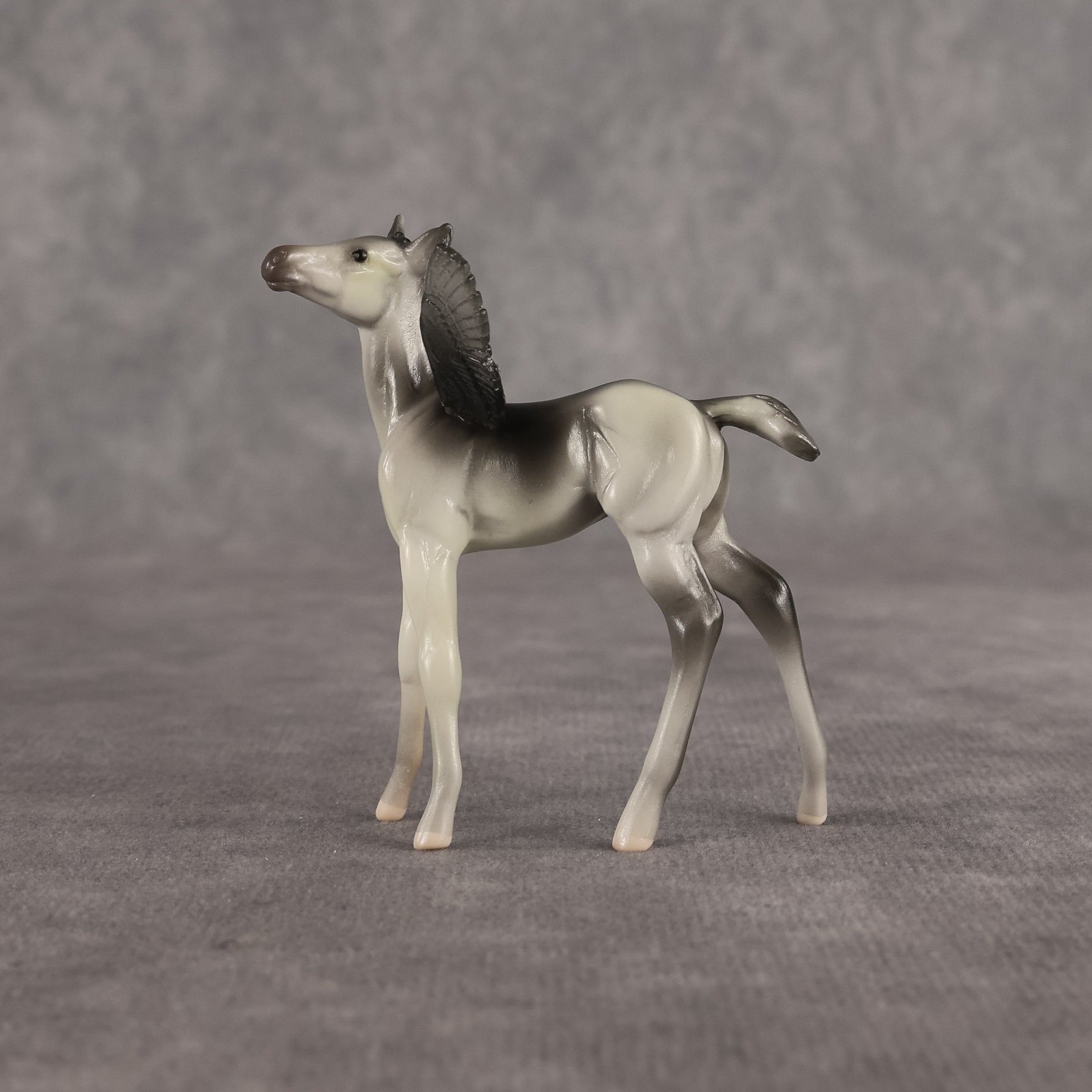 Gertrude OOAK FCM Chip Foal by Angela Marleau FTF26