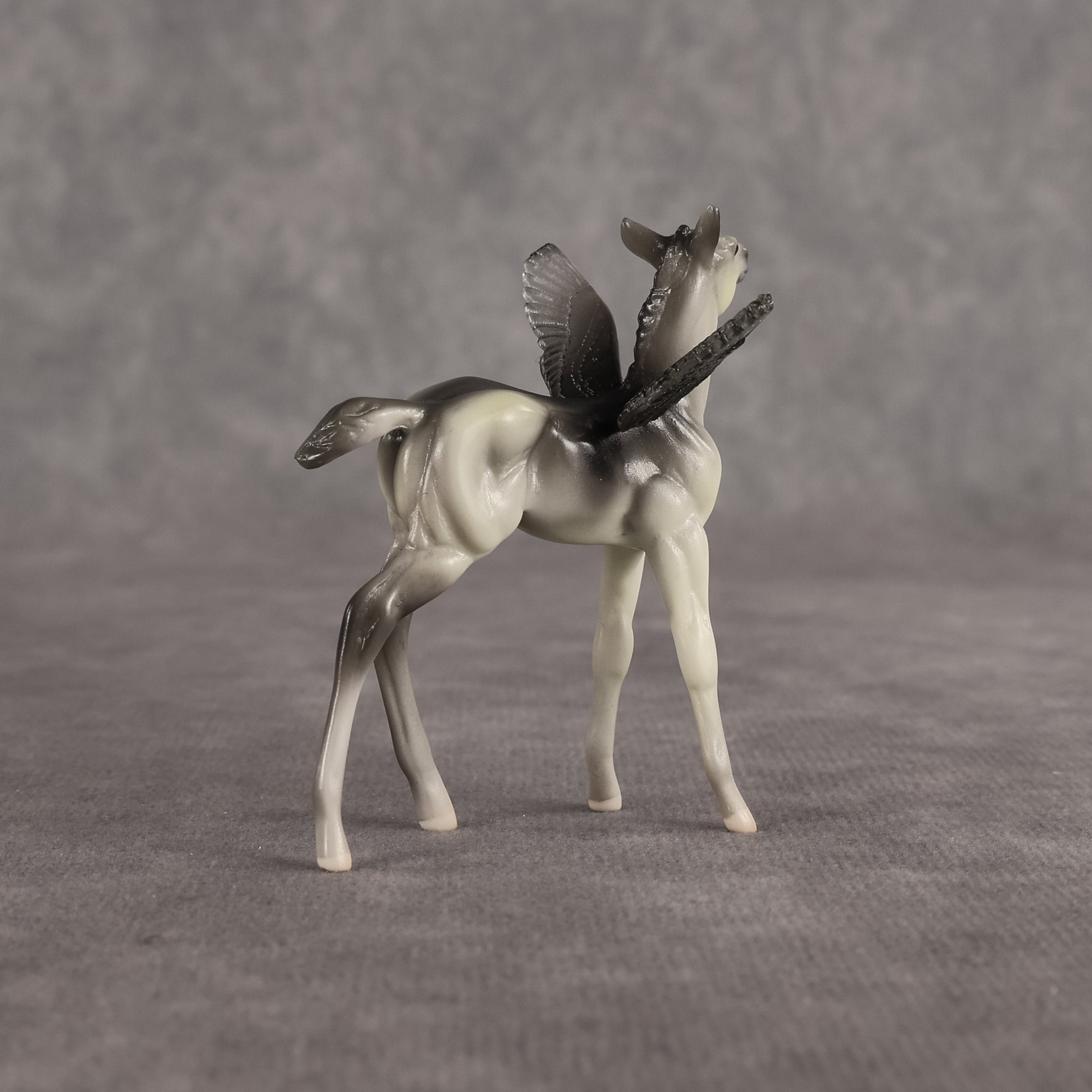 Gertrude OOAK FCM Chip Foal by Angela Marleau FTF26