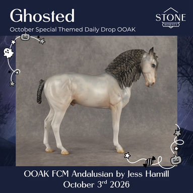 Ghosted OOAK FCM Andalusian by Jess Hamill DDOOAKs26