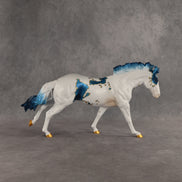 Gilded Aquamarine OOAK FCM Remington by Dawn Quick SHCF26