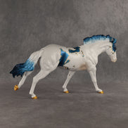 Gilded Aquamarine OOAK FCM Remington by Dawn Quick SHCF26