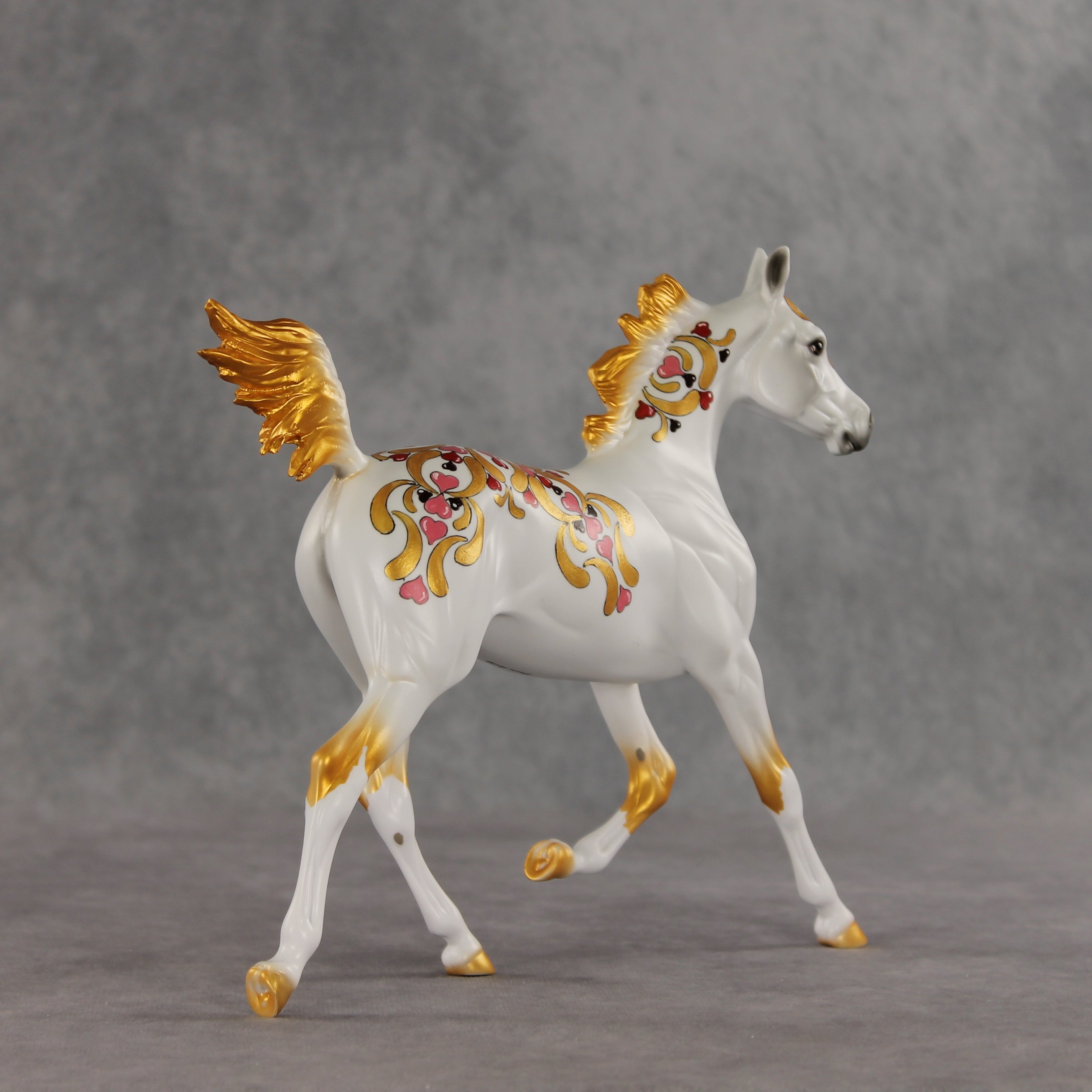 Gilded Glamour OOAK Arabian Yearling by Dawn Quick VV26