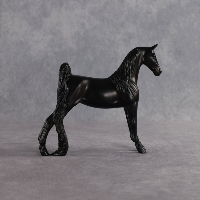 Gothic Lady OOAK Pebble Saddlebred by Anna Rieck SHCF26