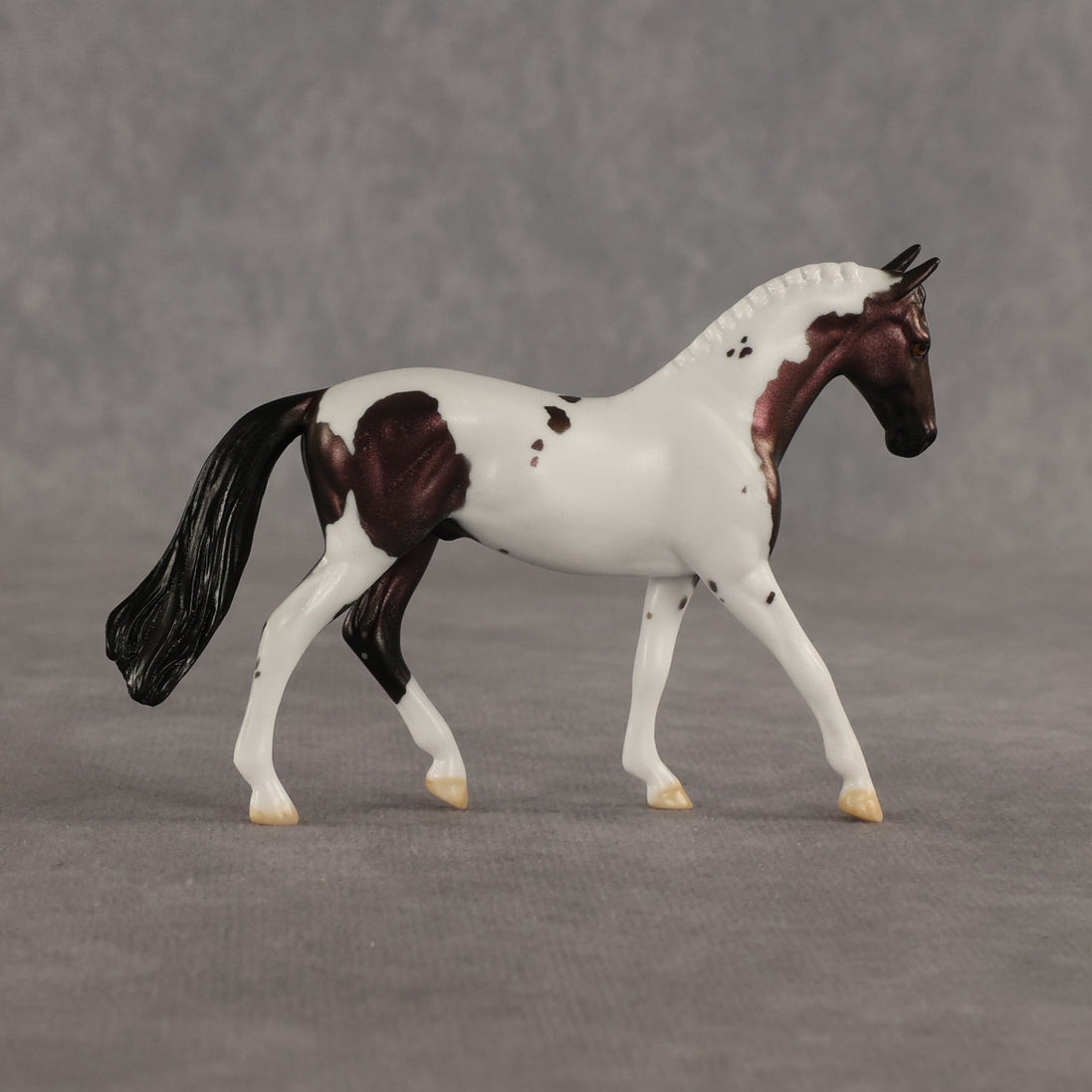 Grape Flash OOAK Chip Warmblood by Dawn Quick SHCF26