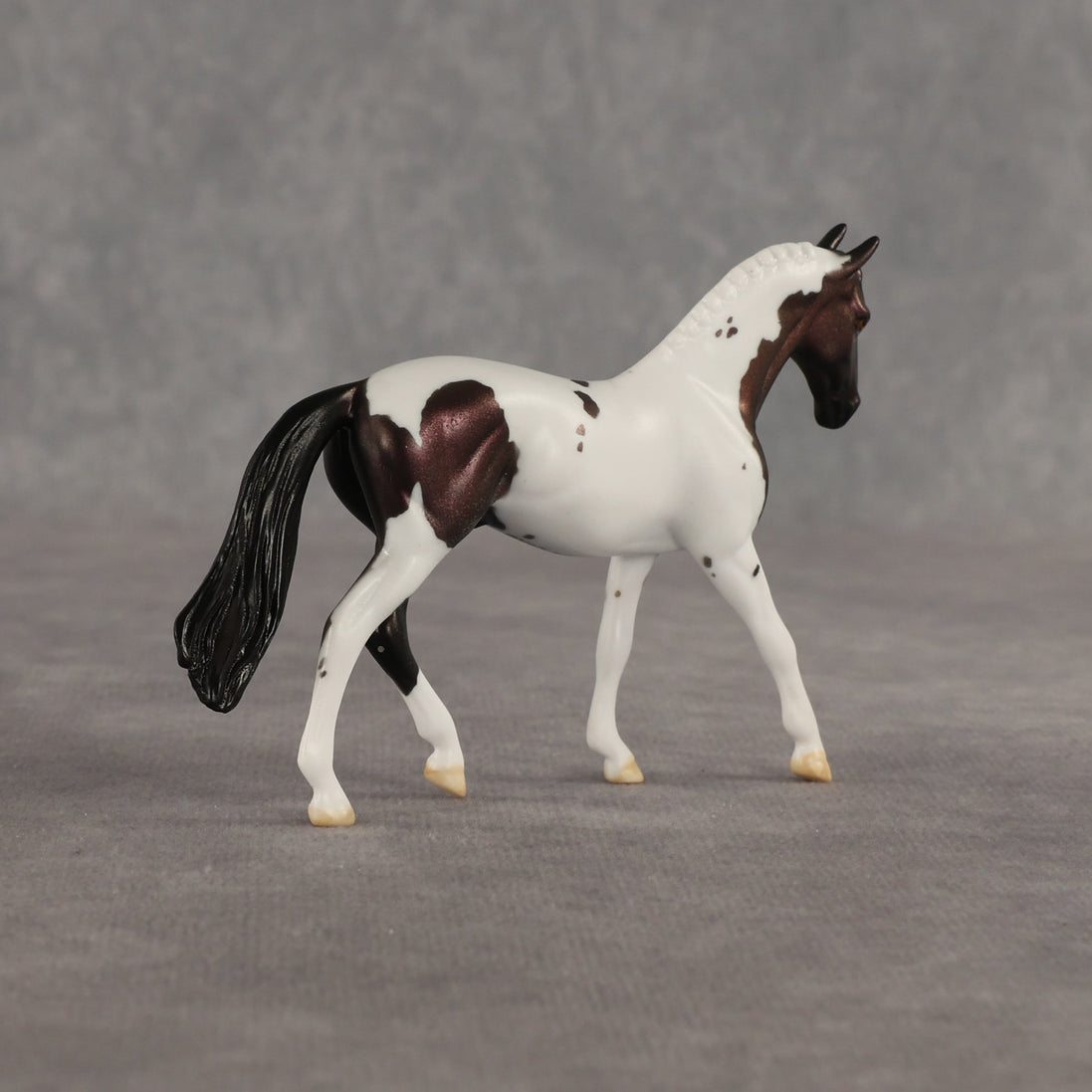 Grape Flash OOAK Chip Warmblood by Dawn Quick SHCF26