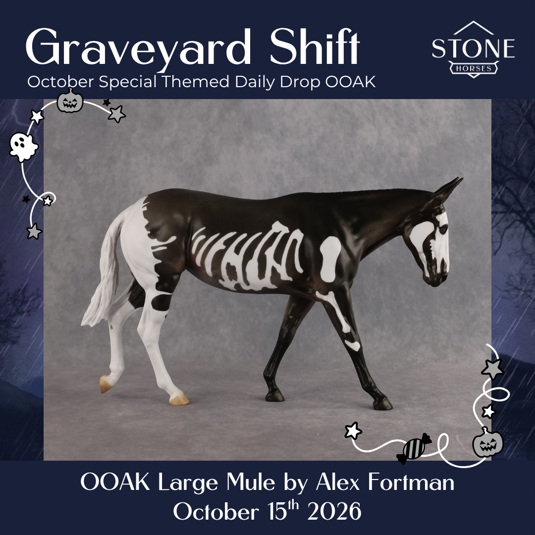 Graveyard Shift OOAK Large Mule by Alex Fortman DDOOAKs26