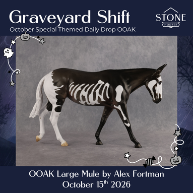 Graveyard Shift OOAK Large Mule by Alex Fortman DDOOAKs26